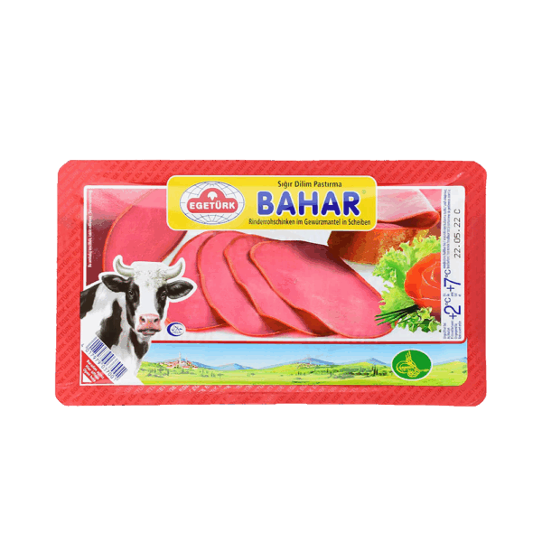 Pastirma Bahar Egeturk 100g*15 <br>بسطرما باحار إيجيتورك 100غ