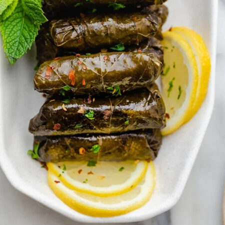 Warak Enab Bel Zeit- Vinbladsdolma <br>ورق عنب بيت الزيت