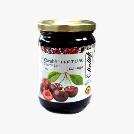 Marmelad Körsbär Green Plain 800g*12 <br>مربى الكرز السهل الأخضر 800غ